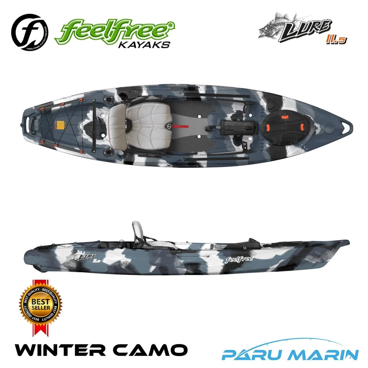 Feelfree Lure 11.5 Winter Camo Kürekli Kano
