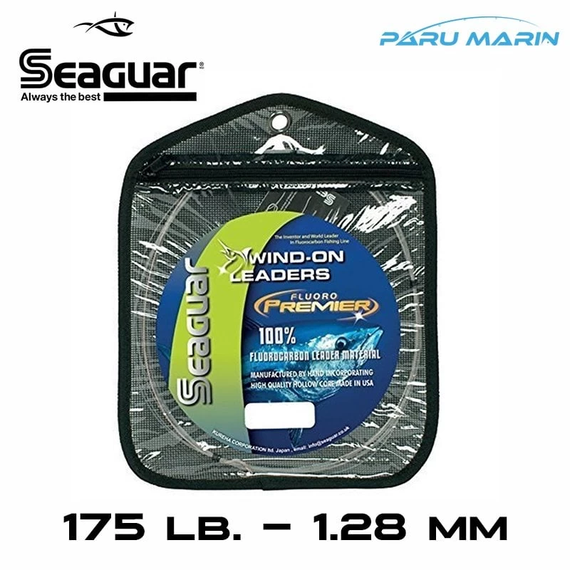 Seaguar Wind On Lider Misina, 175lb. 1.28mm, 7.62mt.