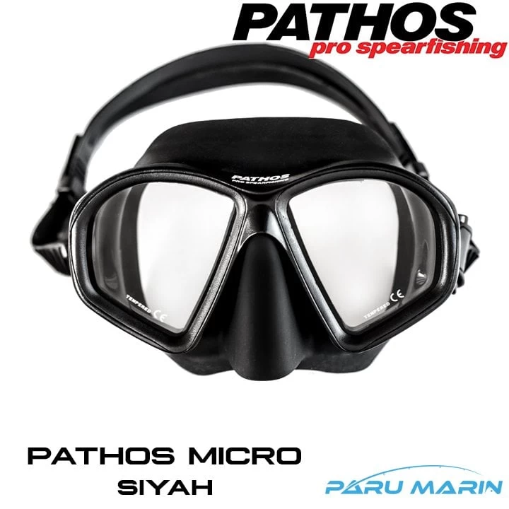 Pathos Micro Siyah Dalış Maskesi
