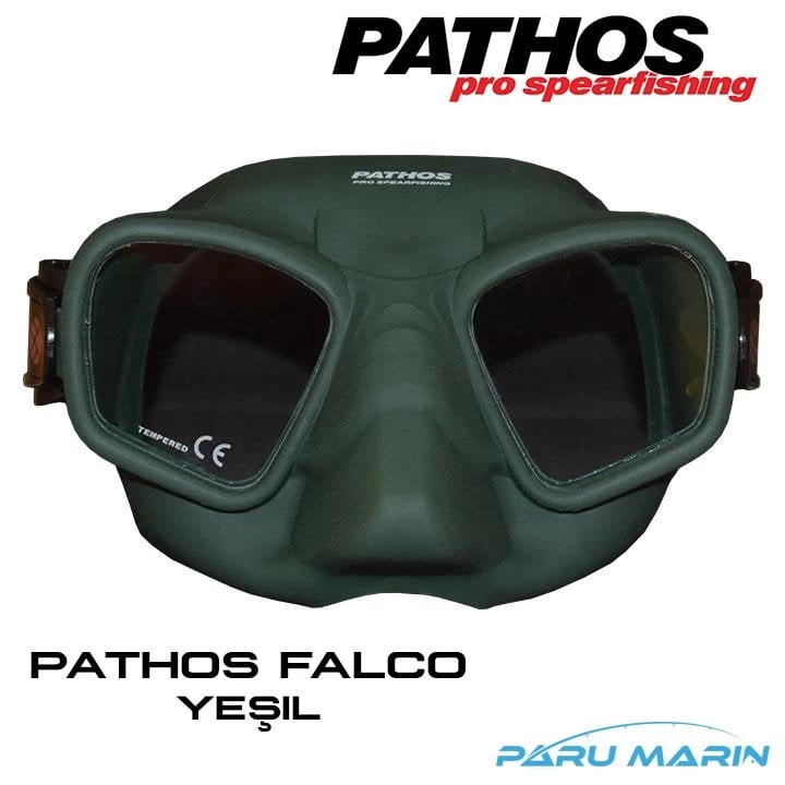 Pathos Falco Yeşil Kamuflaj Dalış Maskesi