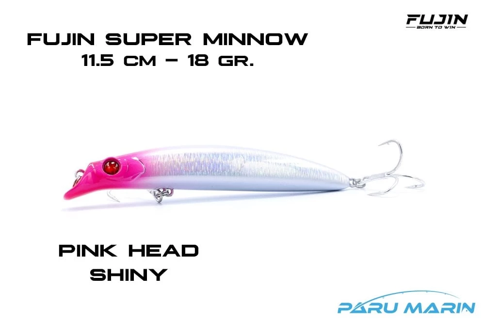 Fujin Super Minnow 11.5cm 18gr Maket Balık Pink Head Shiny