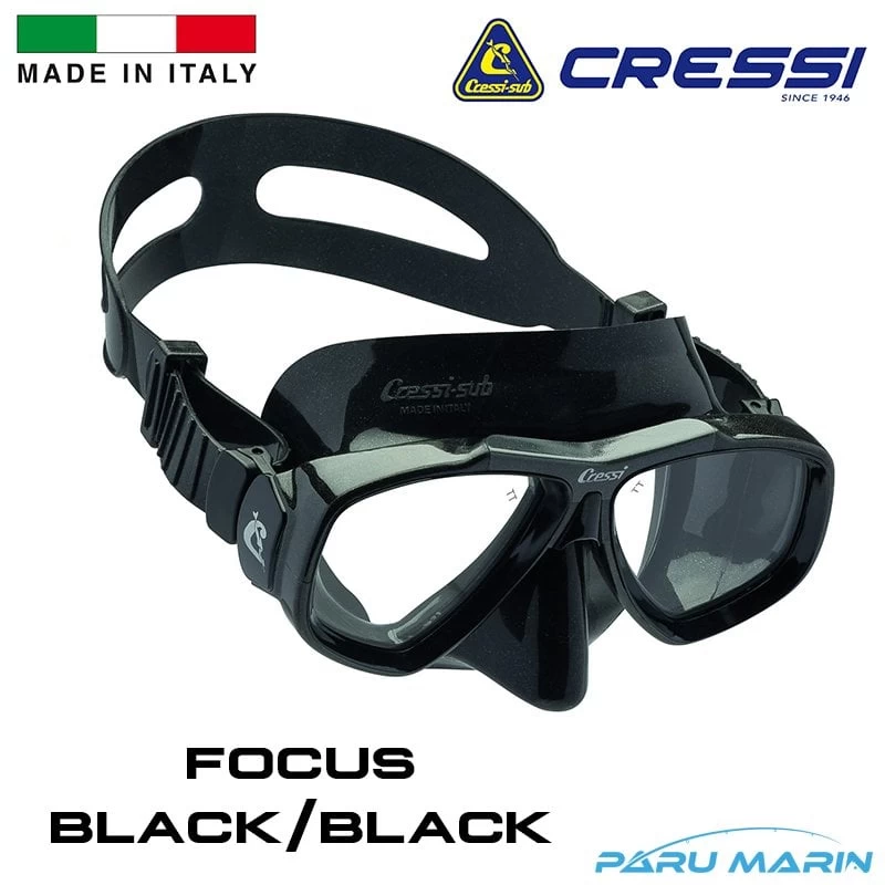 Cressi Focus Black/Black Dalış ve Yüzme Maskesi