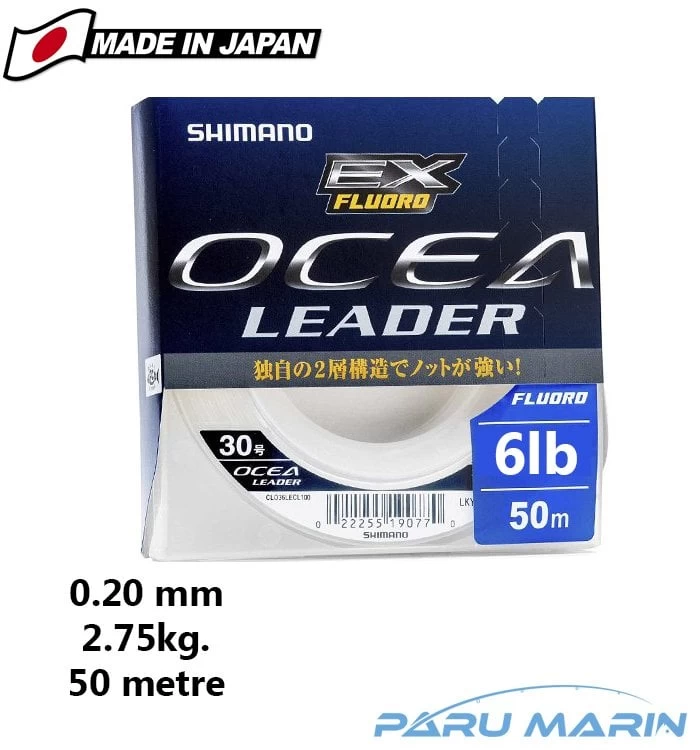 Shimano Ocea Leader Ex Fluoro 0.20mm-6lb 50mt.