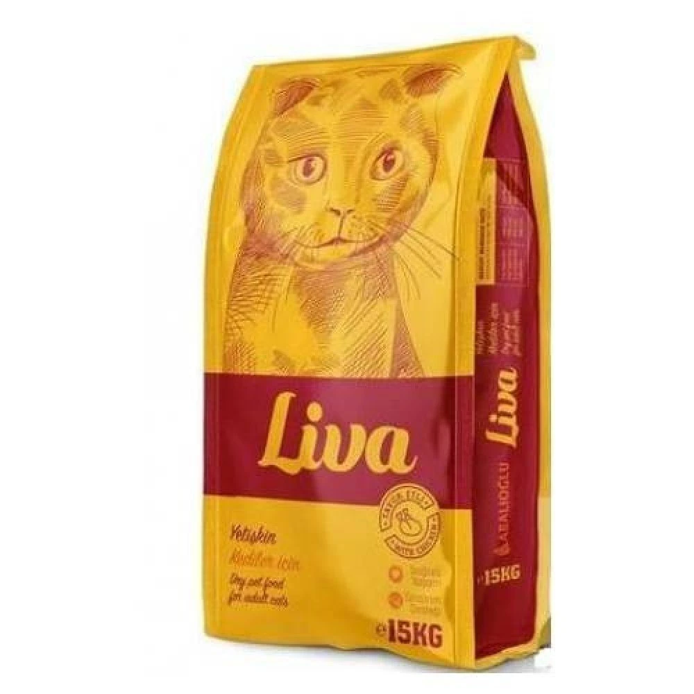 15 Kg Liva Yetişkin Tavuklu Kedi Maması