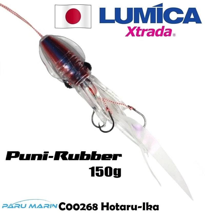 Lumica Xtrada Puni Rubber Tai Rubber Slider 150gr. C00268 Hotaru-ika