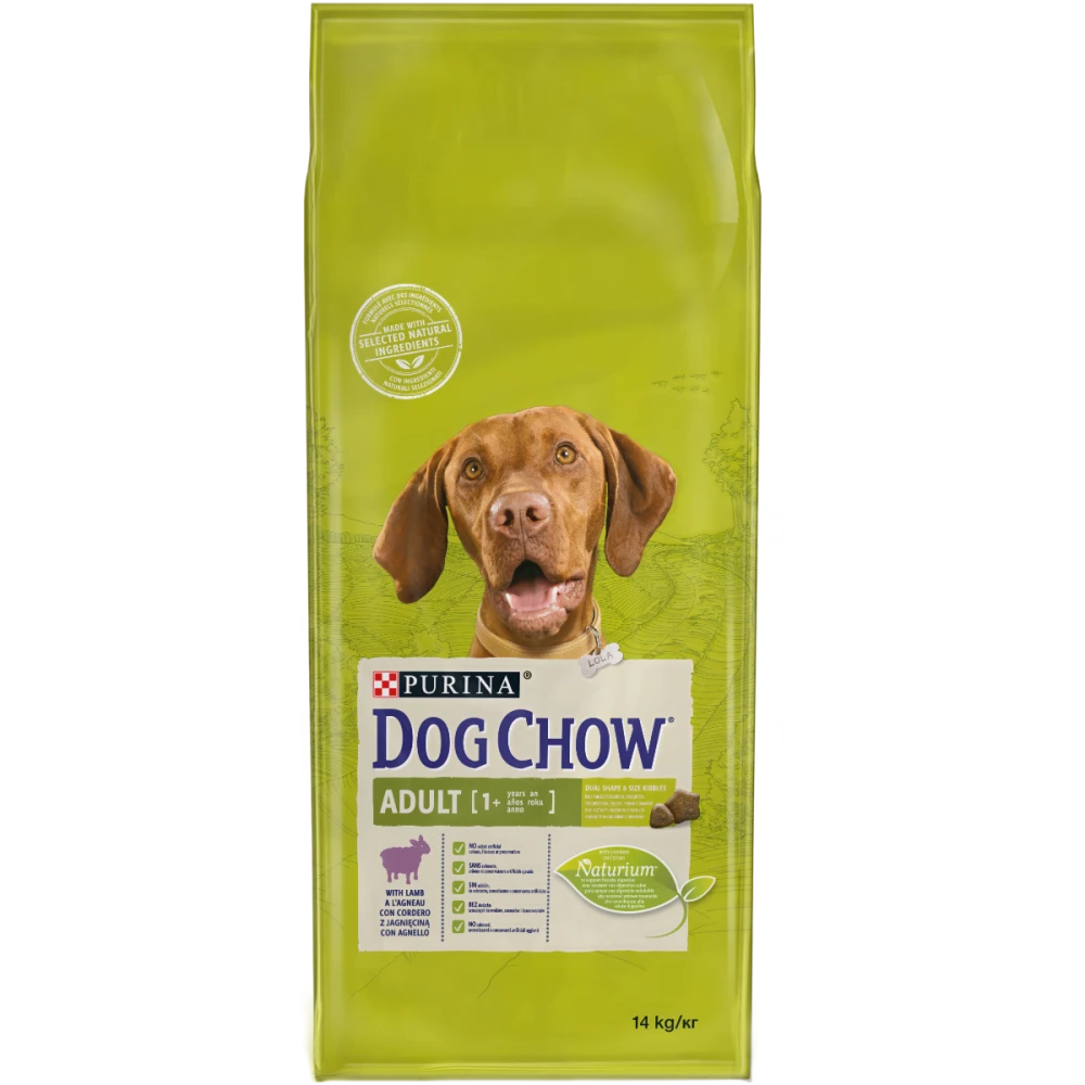 14 Kg Purina Dog Chow Adult Lamb Rice
