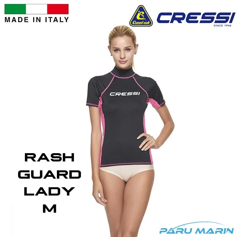 Cressi Rash Guard Lady - Bayan Kısa Kollu T-shirt M