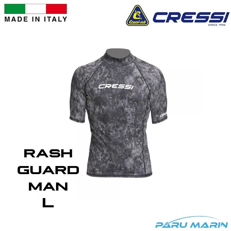 Cressi Rash Guard Man - Erkek Kısa Kollu T-shirt L