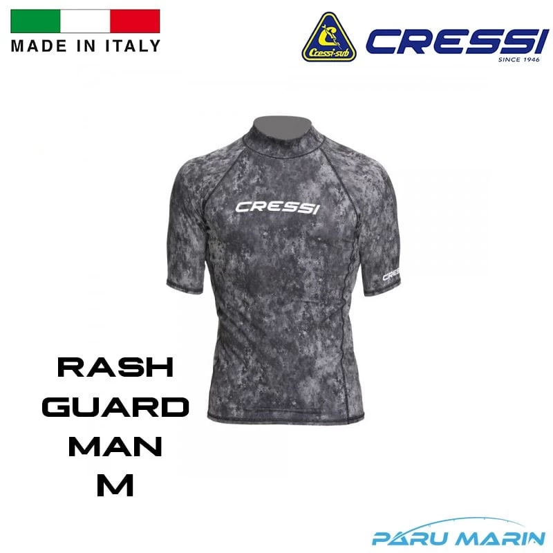 Cressi Rash Guard Man - Erkek Kısa Kollu T-shirt M