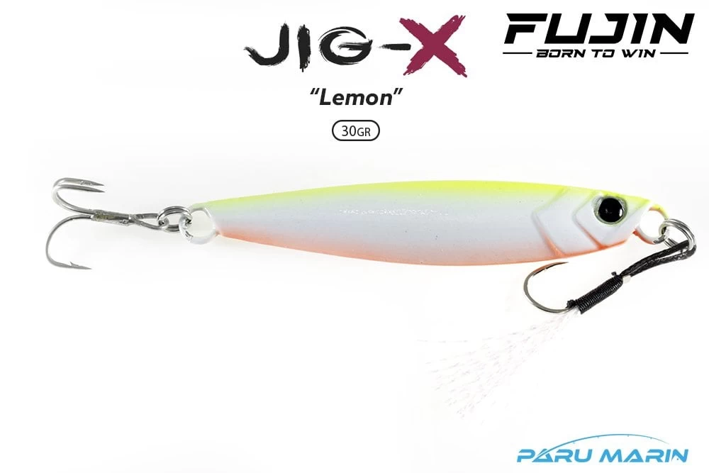 Fujin Jig-x 30gr. Shore Jigging Yem Lemon