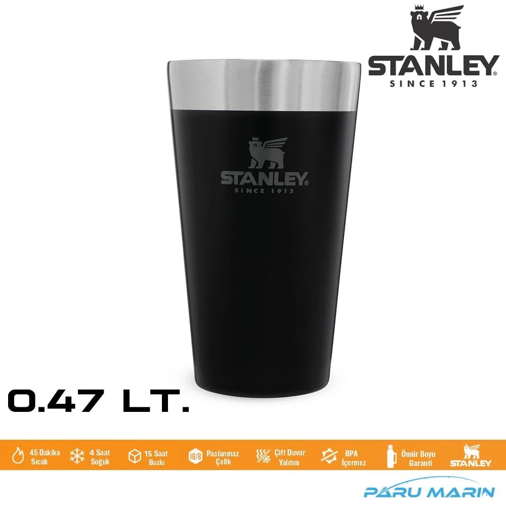 Stanley Adventure Soğuk İçecek Bardağı 0.47lt. Sİyah