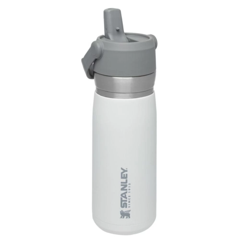 Stanley Go Iceflow Pipetli Paslanmaz Çelik Soğuk Su Termosu 0.65 Lt Beyaz