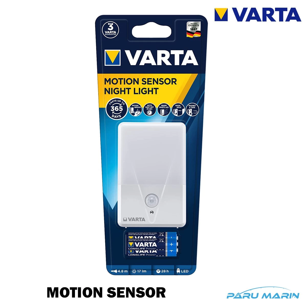 Varta Motion Sensor Night Light Led Işıldak