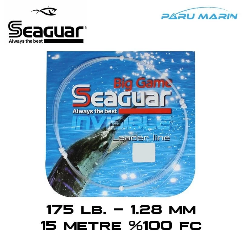 Seaguar Big Game Lider Misina, 175lb. 1.28mm, 15mt. %100 Fc