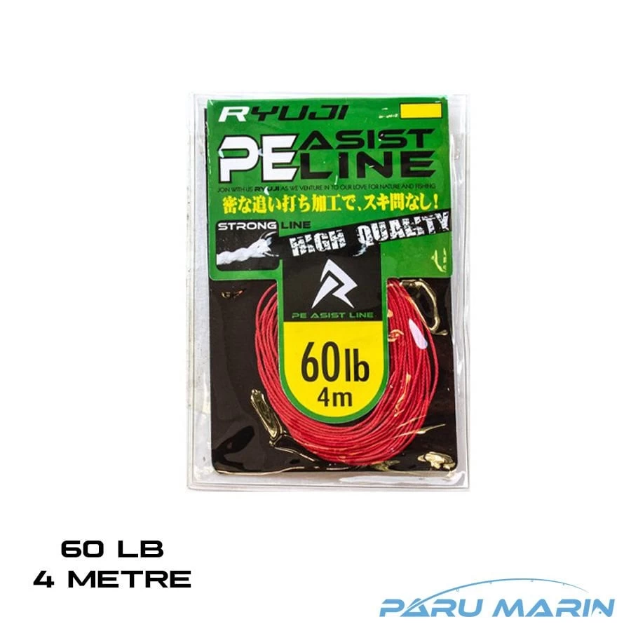 Ryuji Assist Pe Line (red) Jig Asist İpi 60lb. 4mt.