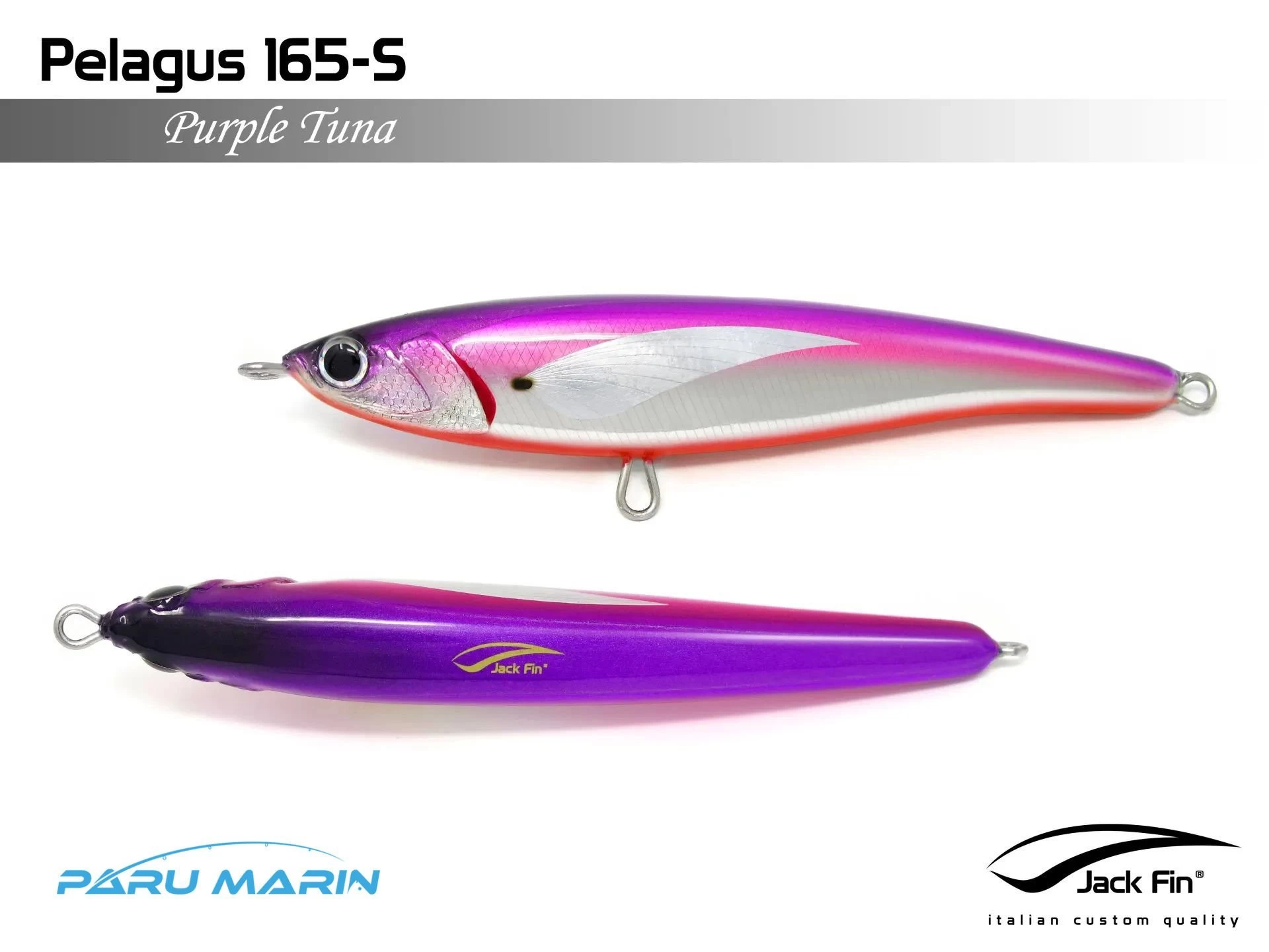 Jack Fin Pelagus 165-s Sahte Yem Purple Tuna