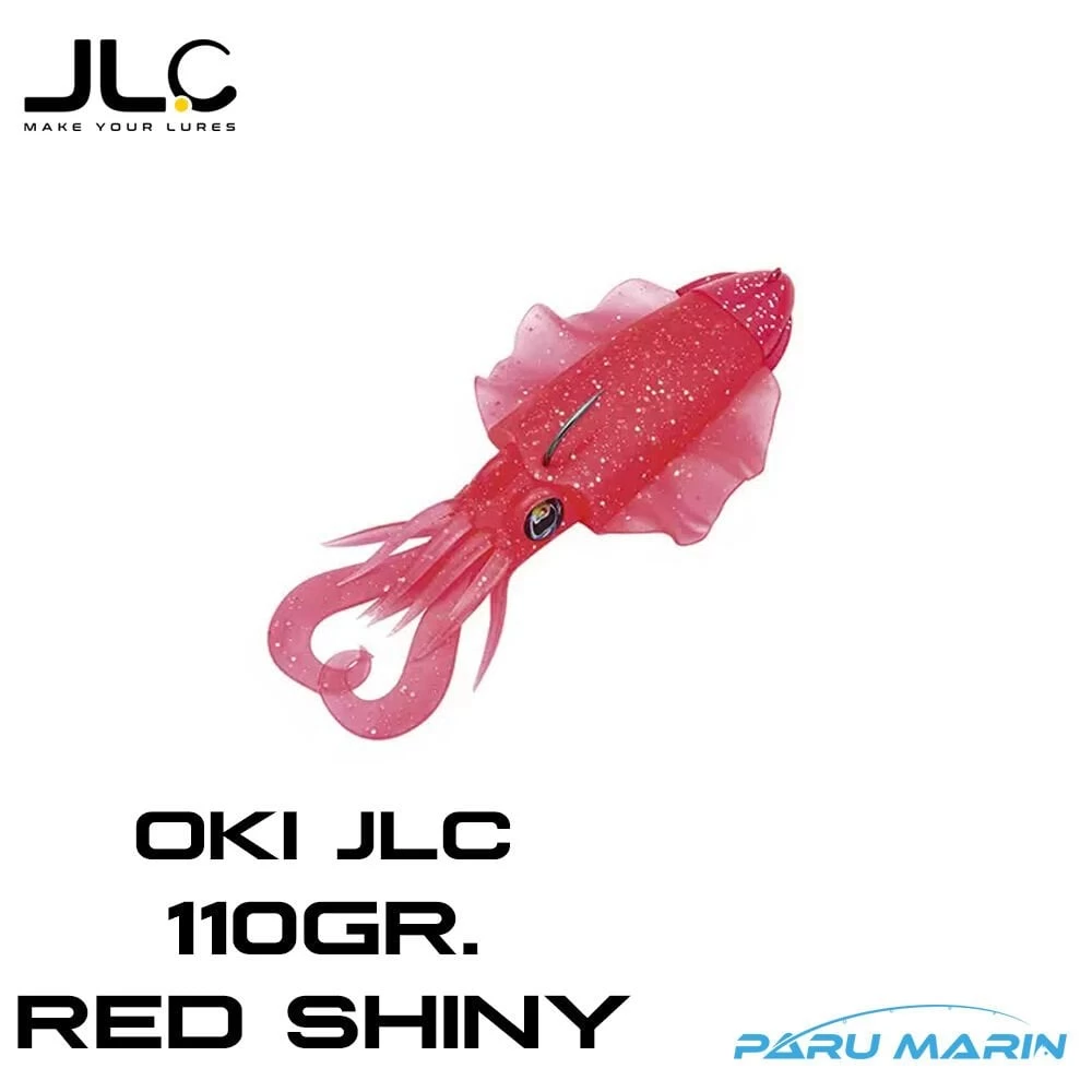 Jigging A La Carta Oki Jlc 110 Gr. Red Shiny 15cm. Silikon Yem