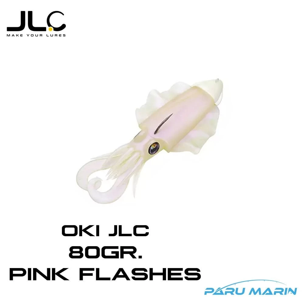 Jigging A La Carta Oki Jlc 80 Gr. Pink Flashes 15cm. Silikon Yem