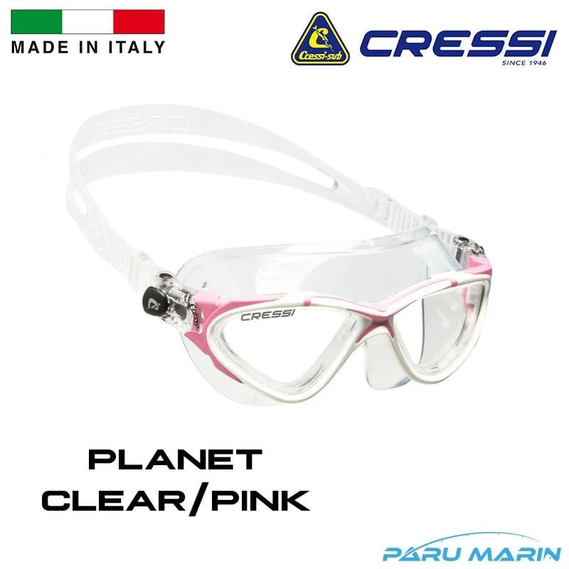 Cressi Planet Clear/pink Yüzücü Gözlüğü