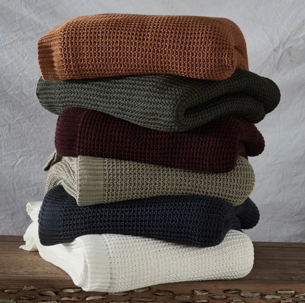 Ecocotton Alina Antrasİt ÖrgÜ Battanİye 220*240 Çİft KİŞİlİk