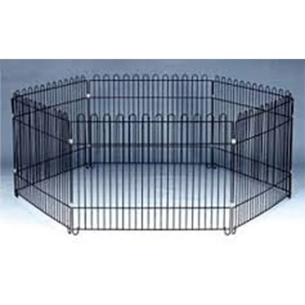 Dayang Katlanır Köpek Ve Kedi Çiti Metal Siyah 91x70 Cm