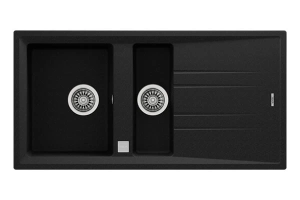 Teka Stone 60 B-tg Granit Evye Metalik Siyah Renk