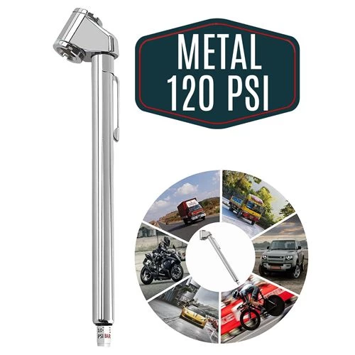 Transformacion Lastik Hava Ölçme Saati  Metal Kasalı 120 Psi 422456