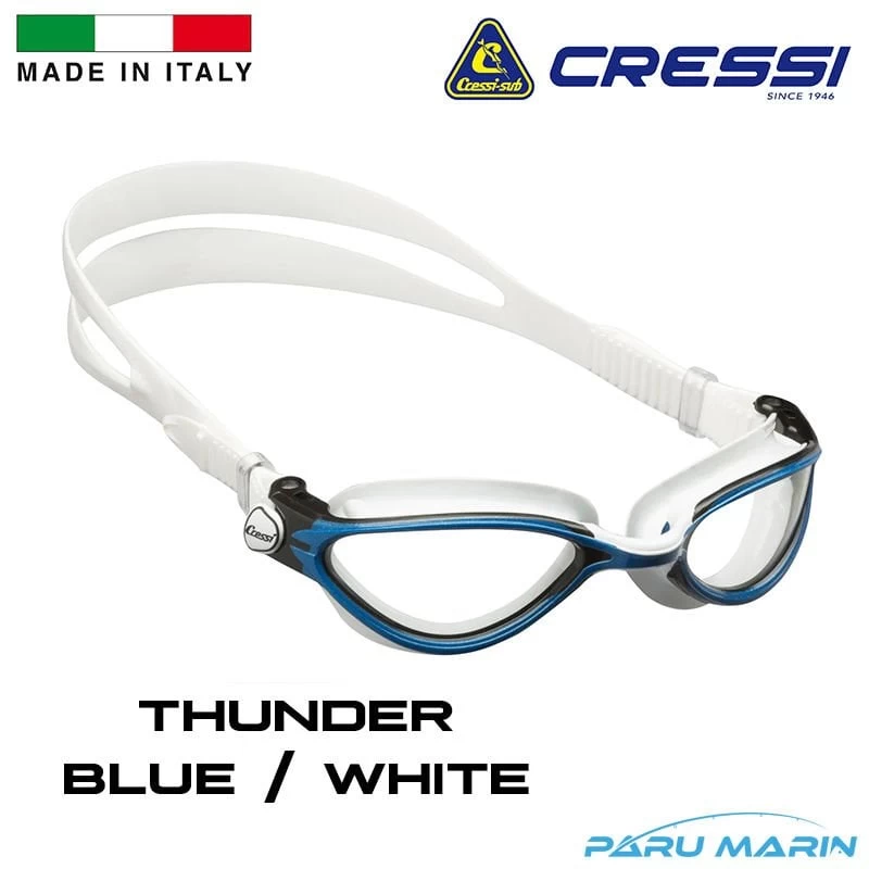 Cressi Thunder Blue / White Yüzücü Gözlüğü