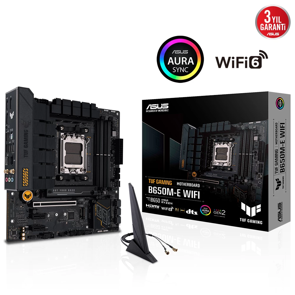 Asus Tuf Gaming B650-e Wifi Ddr5 8000+(oc) Dp Hdmi Atx Am5