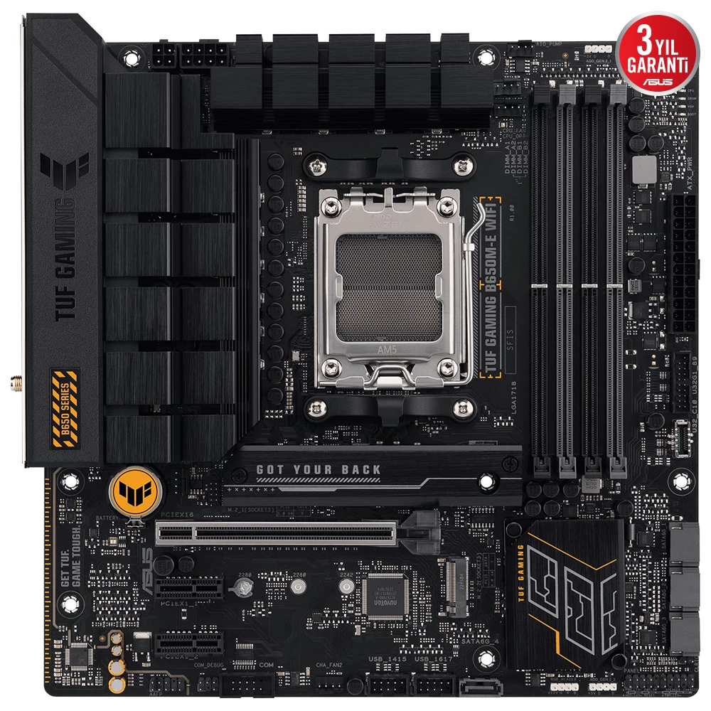 Asus Tuf Gaming B650-e Wifi Ddr5 8000+(oc) Dp Hdmi Atx Am5