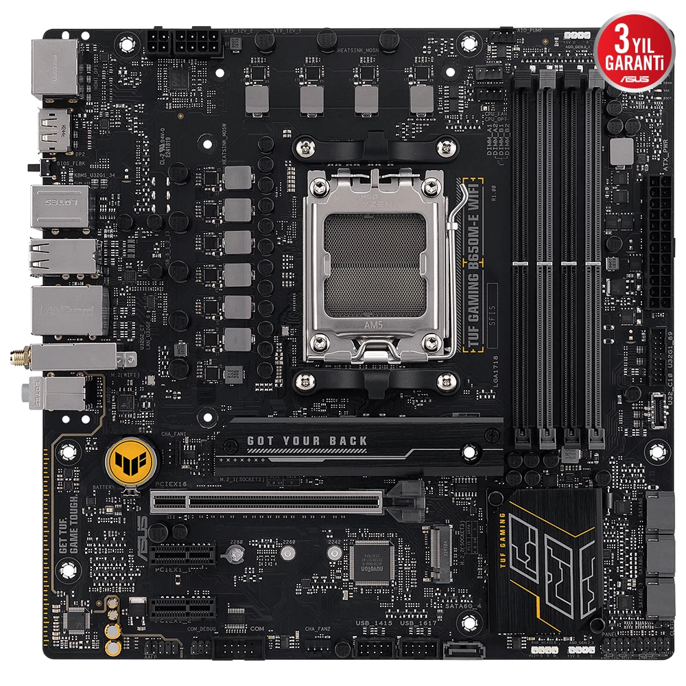 Asus Tuf Gaming B650-e Wifi Ddr5 8000+(oc) Dp Hdmi Atx Am5
