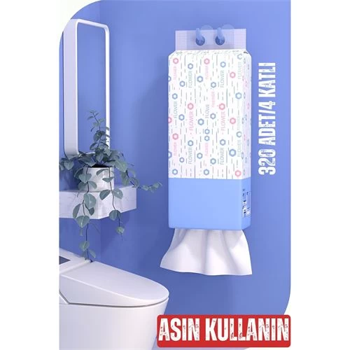 Modacar 4 Katlı Asılabilir Havlu Kağıt 320 Li Paket
