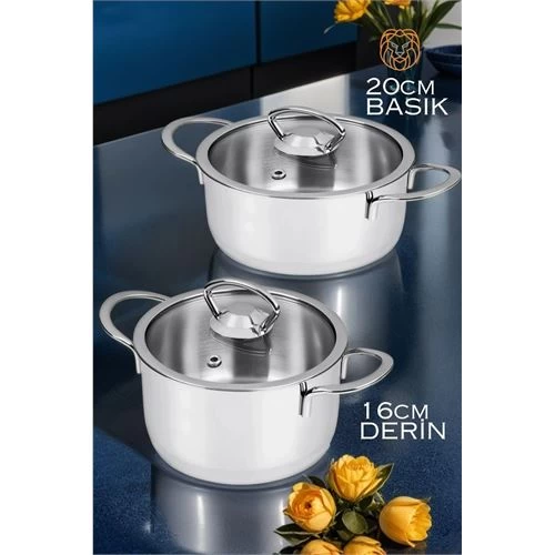Modacar Derin Ve Basık Tencere Seti