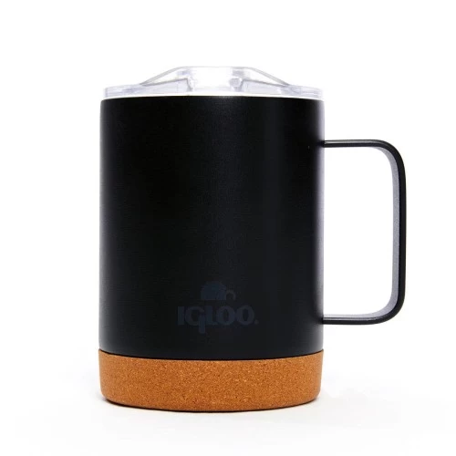 Igloo Cork Mug 350ml-sİyah