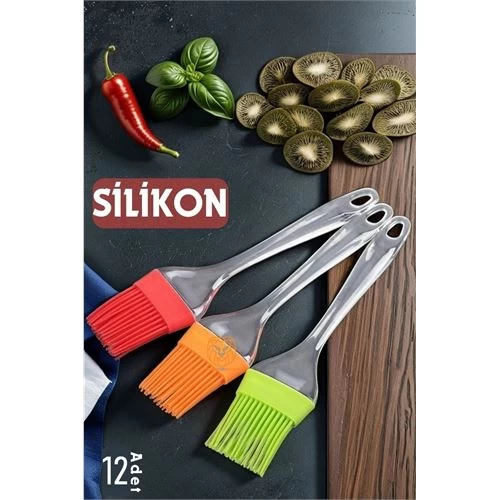Modacar 12 Adet Silikon Yumurta Fırçası 720431 Toptan Paket