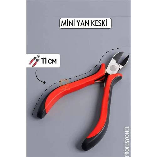 Modacar 4 Adet Profesyonel Mini Yan Keski 11 Cm 426977 Toptan Paket