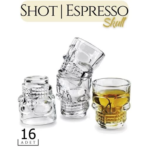 Modacar 16 Adet   Skill Shot Ve Espresso Bardağı 711620 Toptan Paket