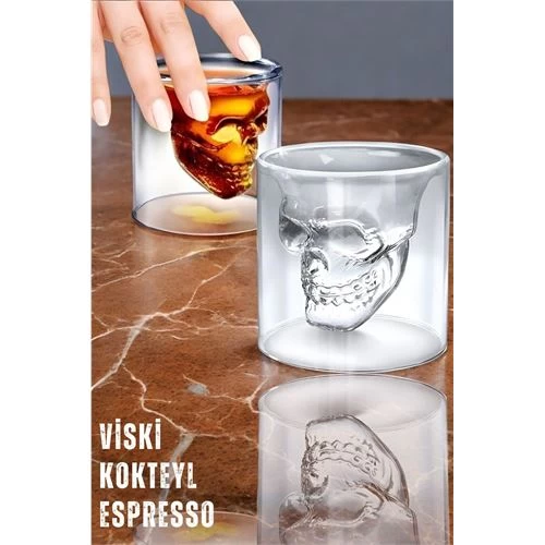Modacar 4 Adet Shot Bardağı Viski Kokteyl Espresso 720101	 Toptan Paket