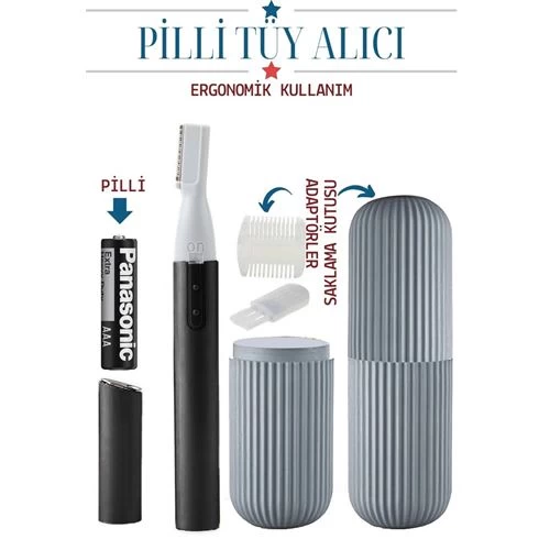 Modacar 4 Adet Burun Kulak Kıl Temizleyici Kutulu Pilli Set 717395 Toptan Paket