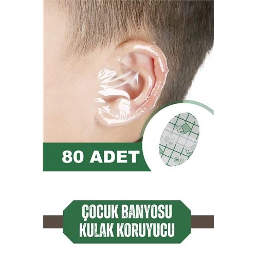Modacar 80 Adet Çocuk Banyo Kulak Koruyucu Su Geçirmez 718095 Toptan Paket
