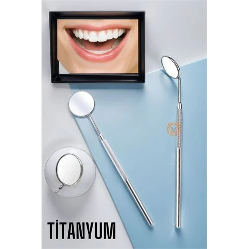 Modacar 4 Adet Ağız İçi Kontrol Aynası Paslanmaz Çelik 718785 Toptan Paket