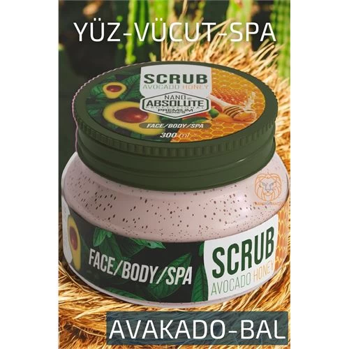 Modacar 4 Adet Avakado Bal Scrub Peeling Nano Absolute Professional 719463  Toptan Paket