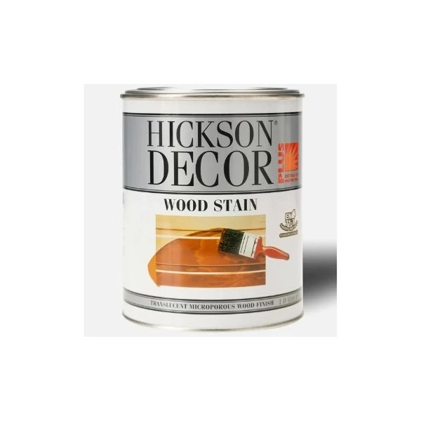 Hickson Decor Solvent Bazlı Yarı Şeffaf Dış Cephe Ahşap Vernik Naturel 1 Lt