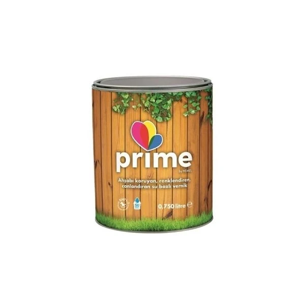 Prime Su Bazlı Ahşap Vernik Beyaz 0,75 Lt