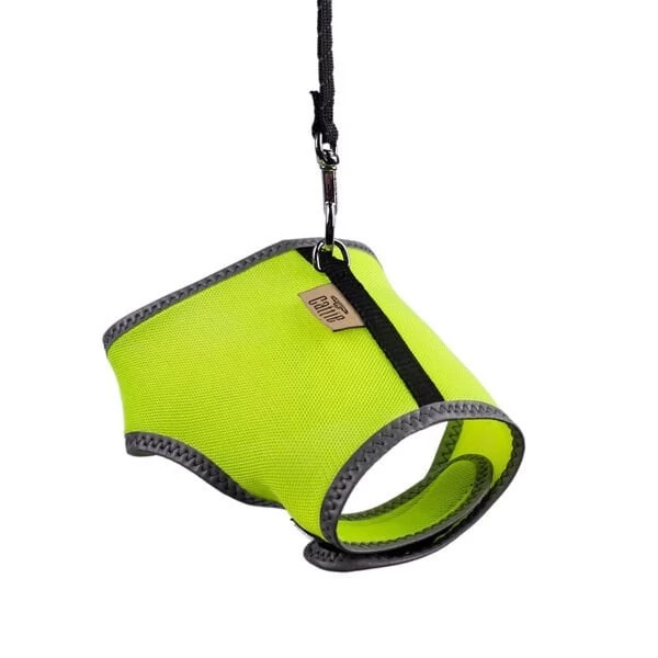 Cattie Havalı Dokuma Kedi Göğüs Ve Gezdirme Takımı Small Sarı 1x20-30 Cm