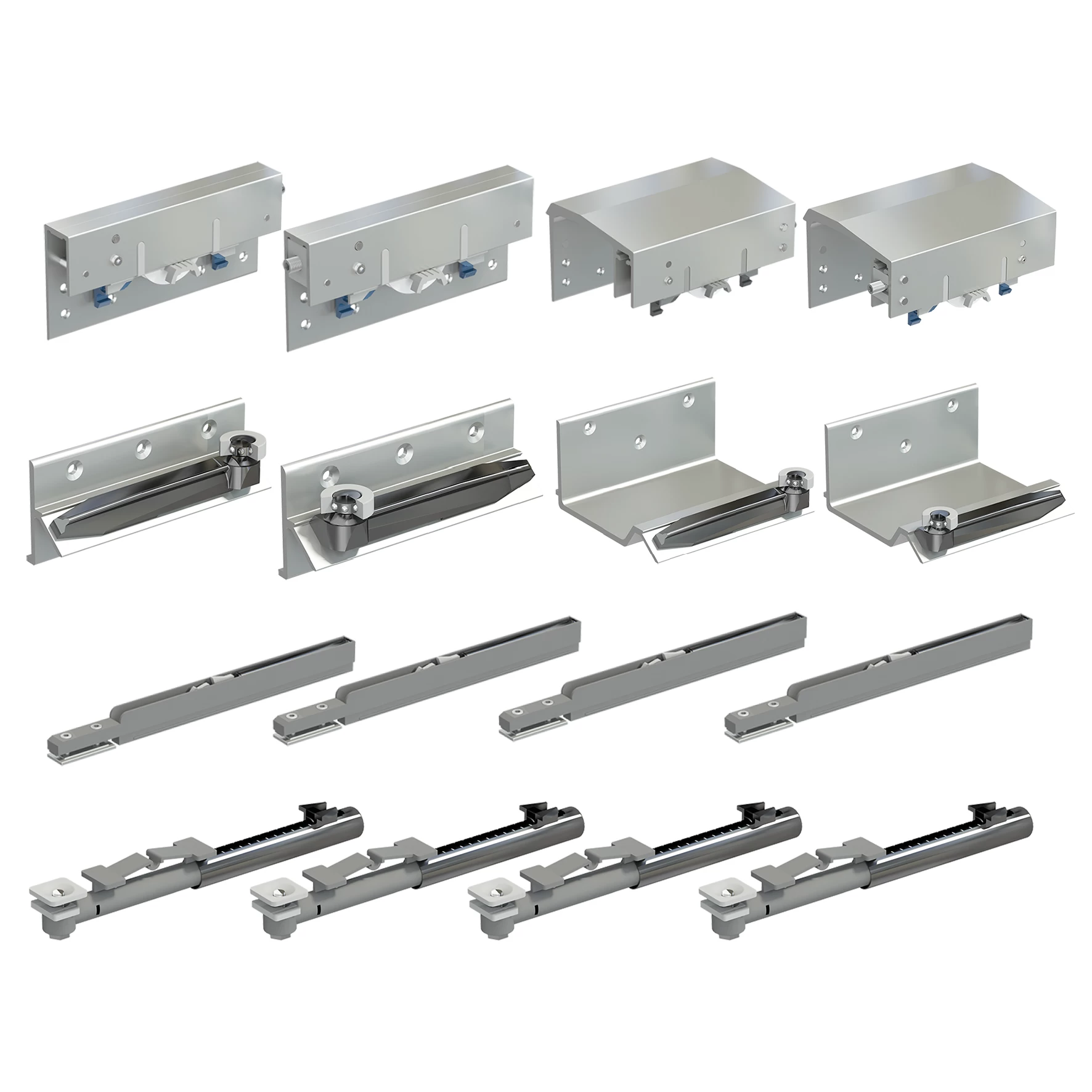Albatur 8220 102-8220-1200 Topslide Sürme Gardırop Sistemi 100 kg 2 Kapaklı