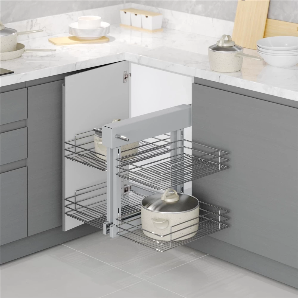 Starax S-3010-C Bağımsız Kör Köşe Mekanizması Sağ Krom 50 cm