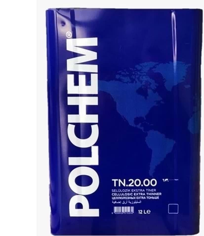 Polchem Tn20 Selülozik Extra Tiner 2,5 Lt