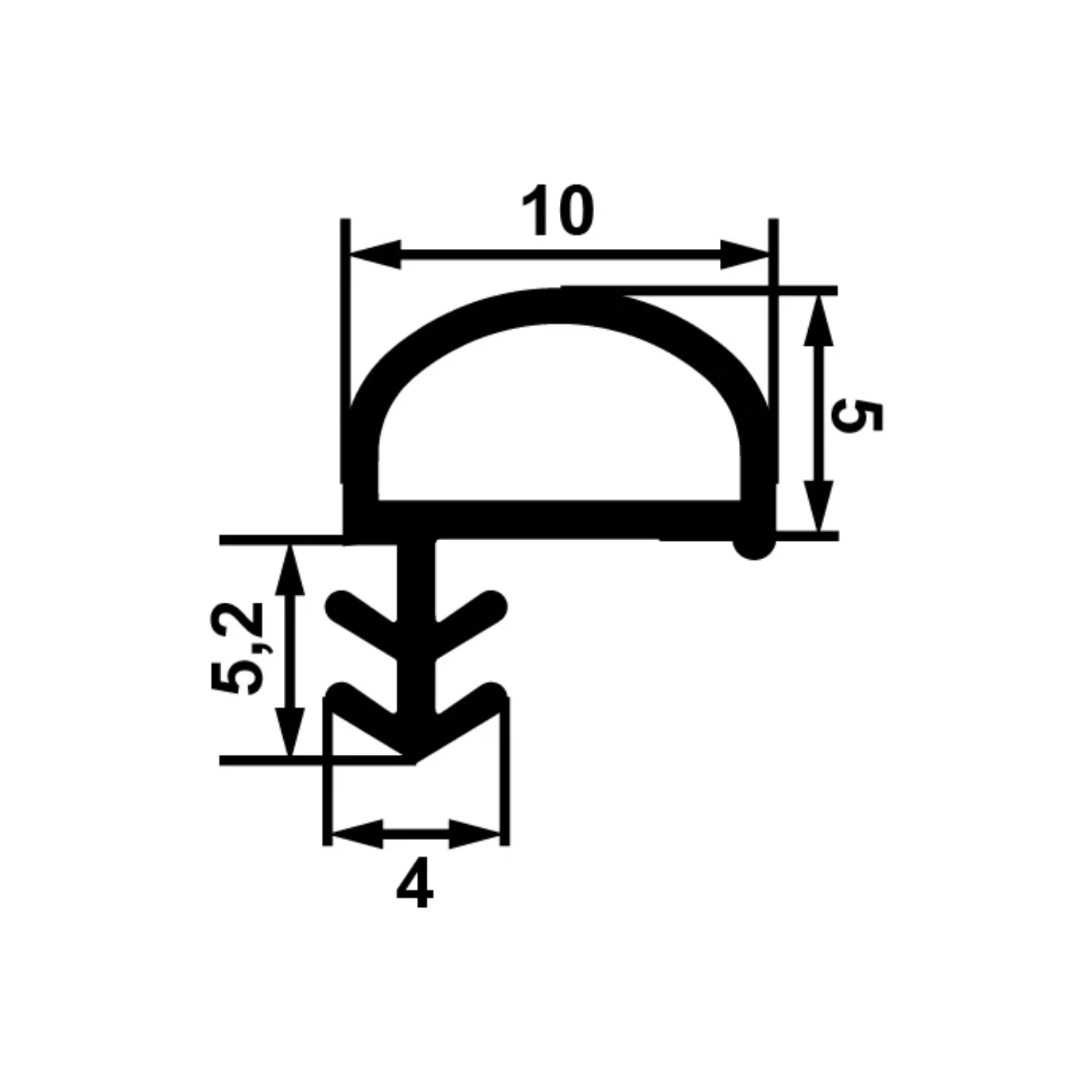 Yandan Tirnakli 10 Mm Fitil Kahve (100 Mt)