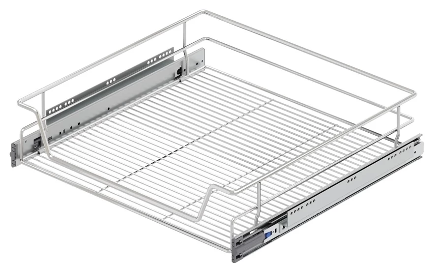 Starax S-2009-C Bağımsız Teleskopik Raylı Çekmece Krom 416 × 500 × 130 mm 45 cm